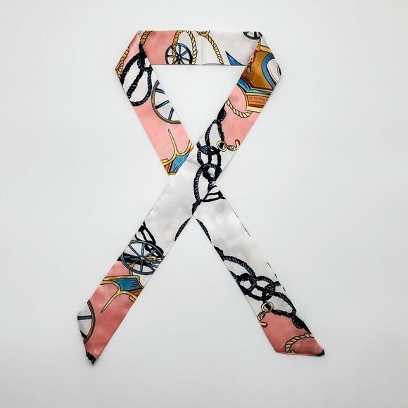 Skinny Scarf | Hand Bag, Neck Scarf (2 pieces) - Color Set #21 / Brand NEW - Picture 9 of 13